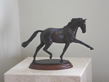 Dressage horse sculpture in bronze, on exhibit at the Lexington History Museum, through the World Equestrian Games, 2010